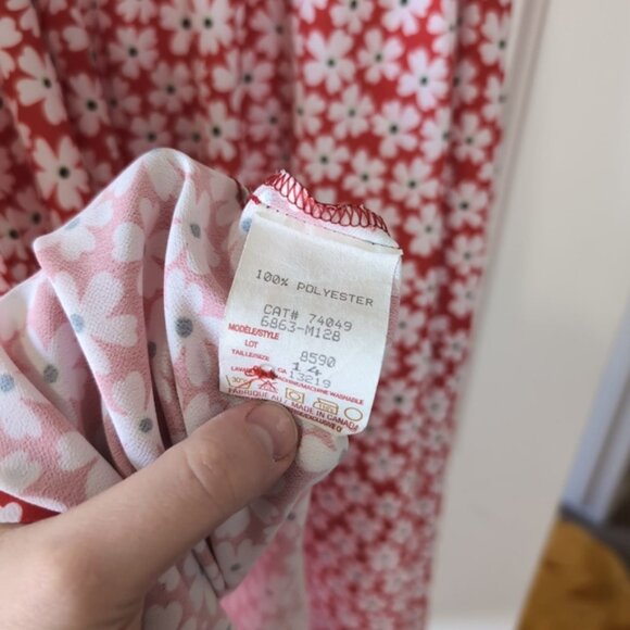 Floral Red Dress - Picture 5 of 9